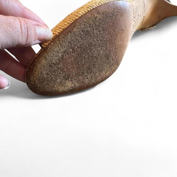 Kate Spade espadrille heels sz 7.5 B shoe resort brunch date pool beach - Picture 6 of 8